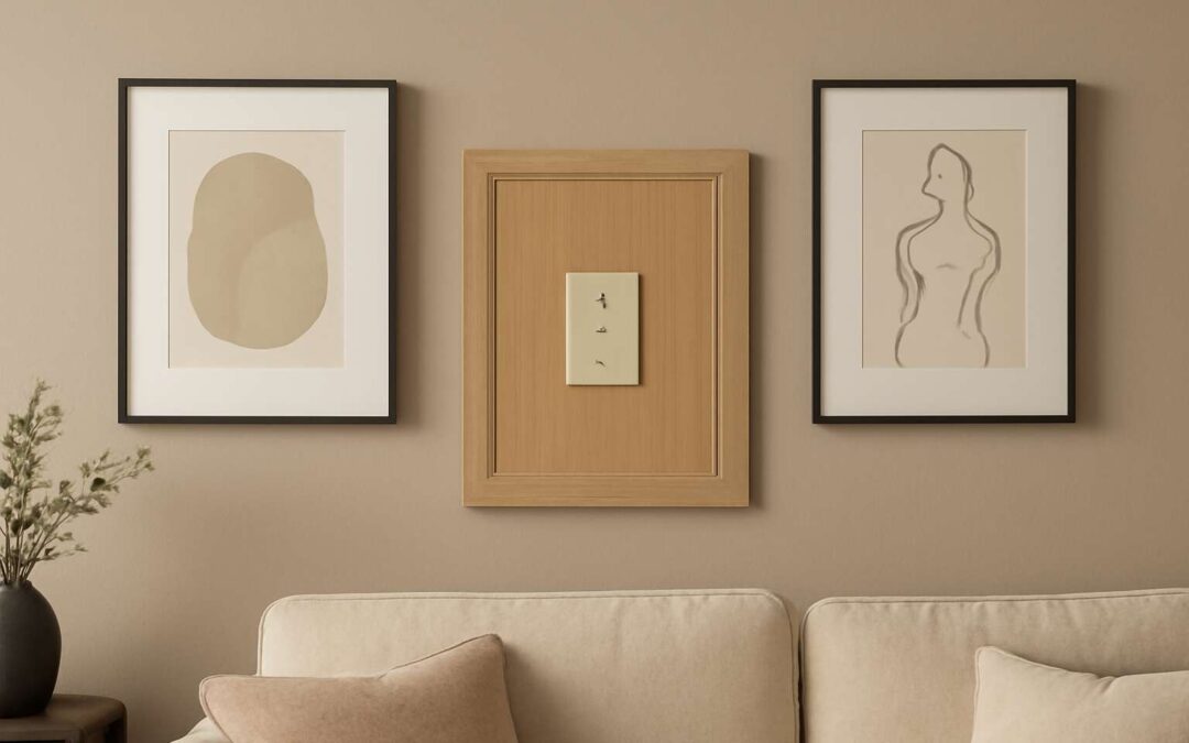 Makeover Magic: wall decor to hide outlets for a seamless, stylish home.