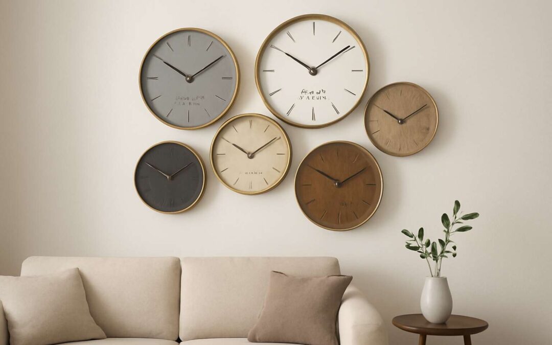 Upgrade your space with time zone clock wall decor for a chic, globally inspired vibe.