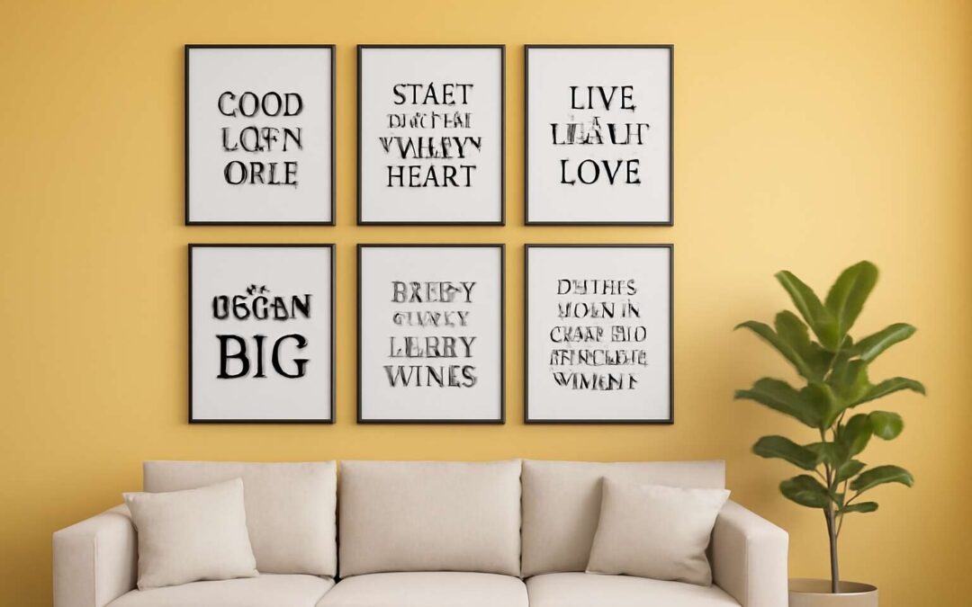 Inspire Your Space with life quotes wall decor for daily motivation