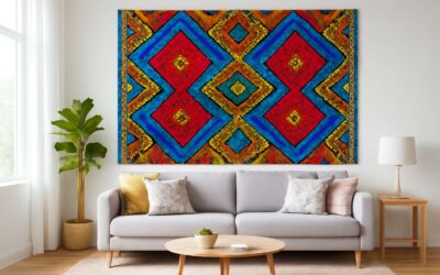Elevate Your Space with african fabric for wall decor: bold patterns and vibrant colors.