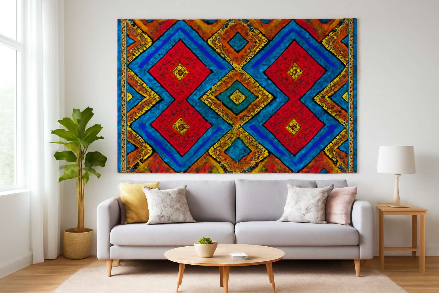 african fabric for wall decor