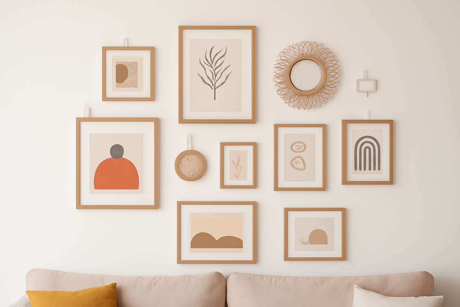 wall decor without nails