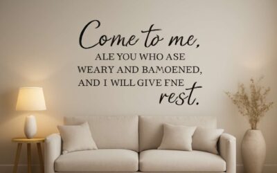 Elevate Your Space with god quotes wall decor stickers for daily inspiration