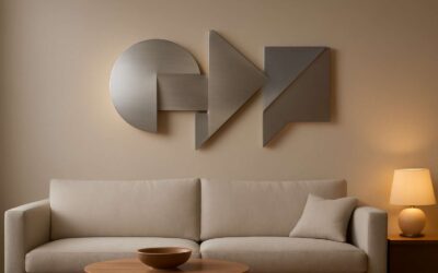 Elevate your space with steel wall decor and unleash industrial chic.