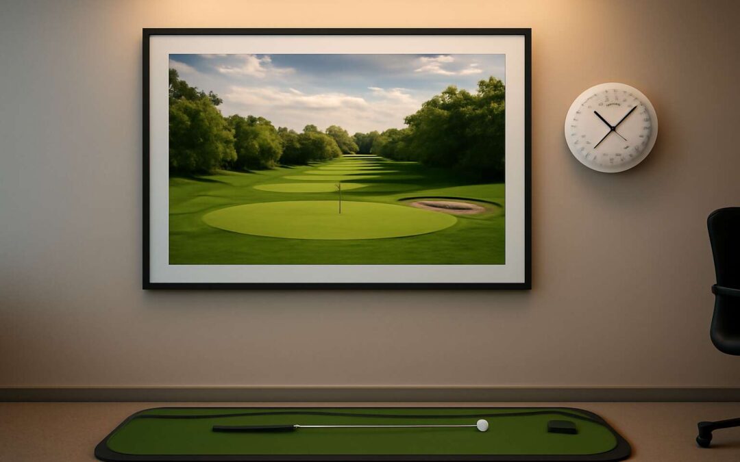 Win the workday with office wall decor golf – stylish, golf-themed wall art for the office
