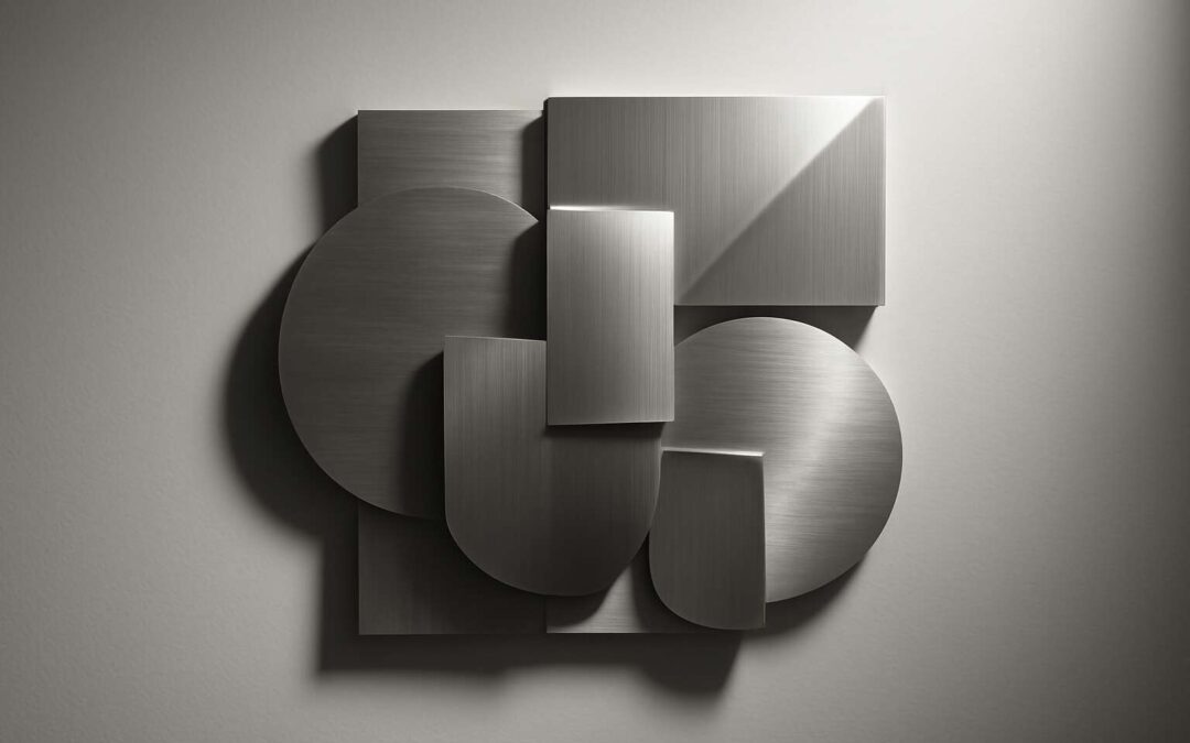 Elevate walls with a metal wall decor 3d model for contemporary spaces