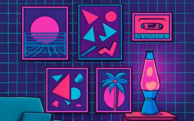 Revamp Your Space with wall decor 80s: Neon, Retro Vibes for Any Room