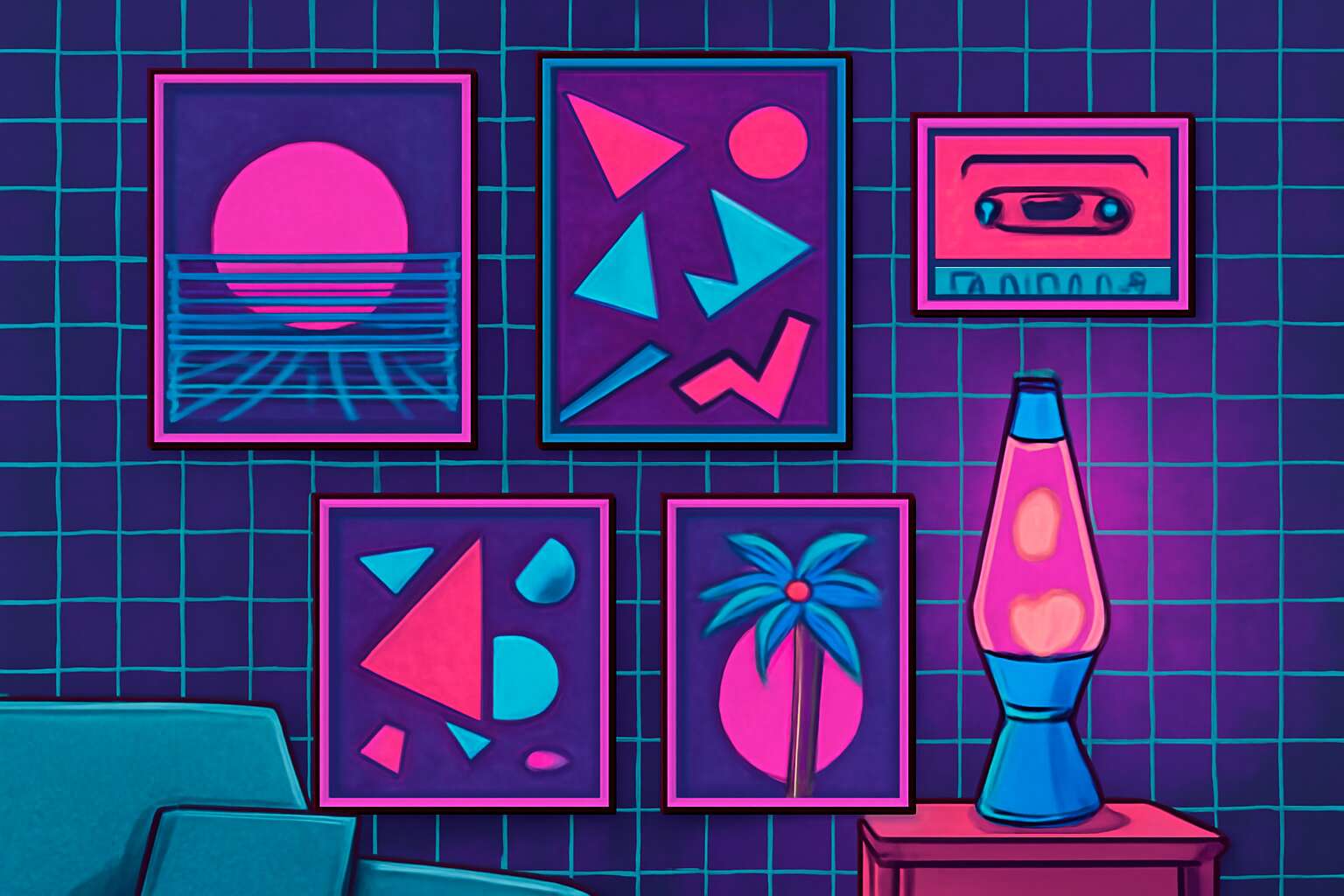 wall decor 80s