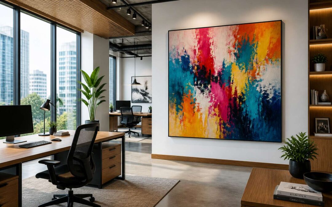 Office Wall Decor Large Pieces for a Bold Workspace
